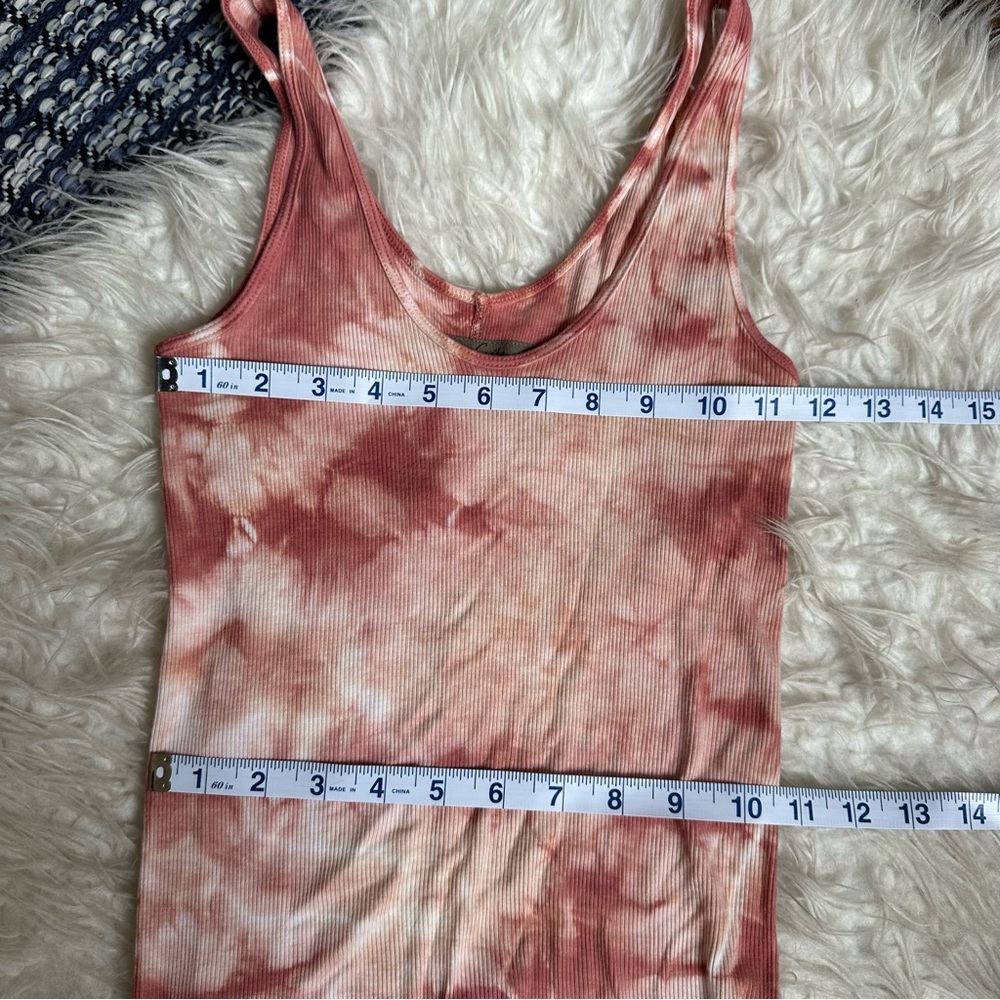 ENZA COSTA Silk Rib Tank Midi Dress in Adobe Ionic fitted tie dye - Picture 9 of 9